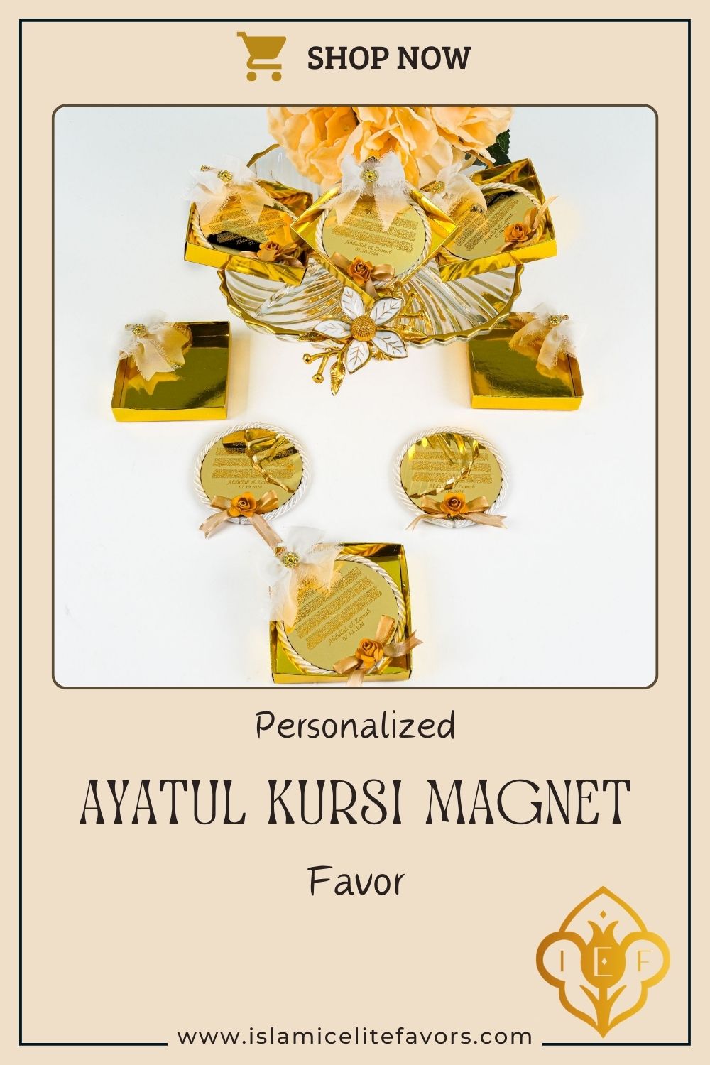 Personalized Handmade Ayatul Kursi Magnet Islam Muslim Party Favor - Islamic Elite Favors is a handmade gift shop offering a wide variety of unique and personalized gifts for all occasions. Whether you're looking for the perfect Ramadan, Eid, Hajj, wedding gift or something special for a birthday, baby shower or anniversary, we have something for everyone. High quality, made with love.