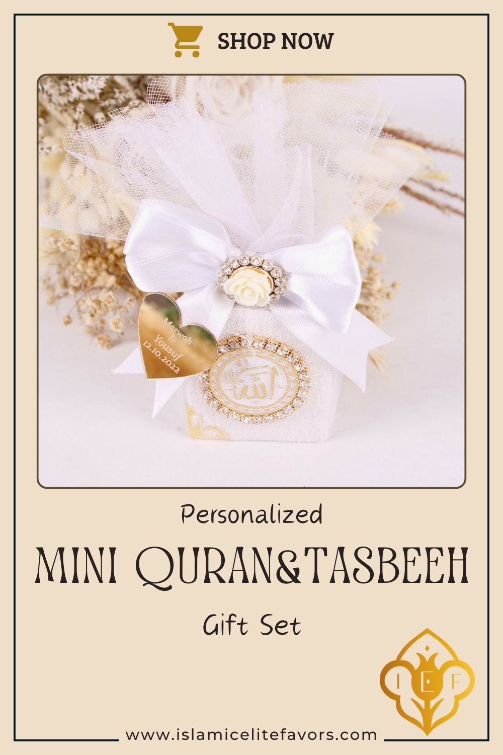 Personalized Velvet Mini Quran Decorated with Rhinestone Wedding Favor - Islamic Elite Favors is a handmade gift shop offering a wide variety of unique and personalized gifts for all occasions. Whether you're looking for the perfect Ramadan, Eid, Hajj, wedding gift or something special for a birthday, baby shower or anniversary, we have something for everyone. High quality, made with love.