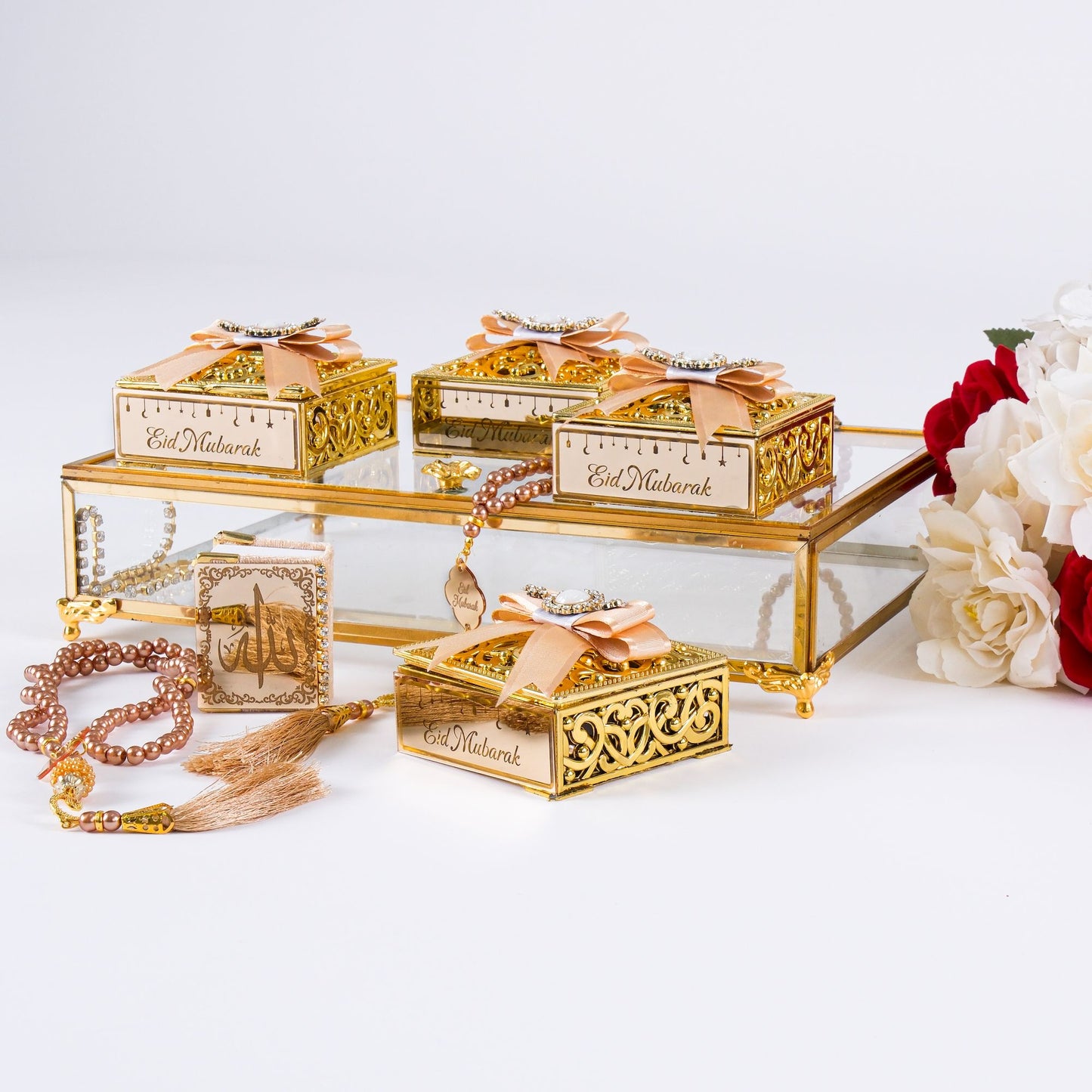 Personalized Velvet Mini Quran Pearl Tasbeeh Islam Muslim Gift Set - Islamic Elite Favors is a handmade gift shop offering a wide variety of unique and personalized gifts for all occasions. Whether you're looking for the perfect Ramadan, Eid, Hajj, wedding gift or something special for a birthday, baby shower or anniversary, we have something for everyone. High quality, made with love.