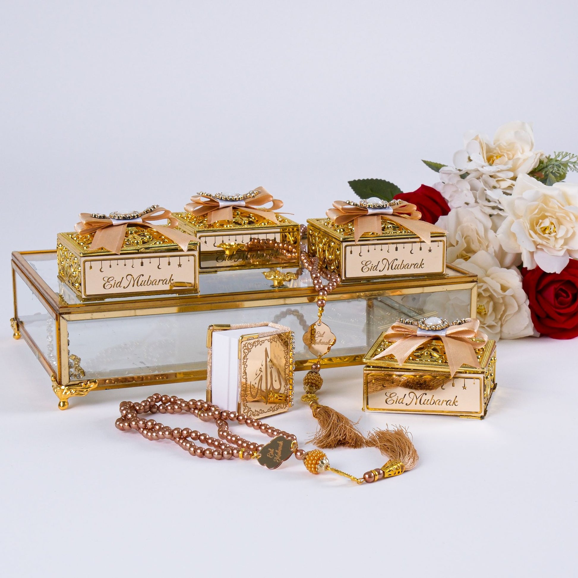Personalized Velvet Mini Quran Pearl Tasbeeh Islam Muslim Gift Set - Islamic Elite Favors is a handmade gift shop offering a wide variety of unique and personalized gifts for all occasions. Whether you're looking for the perfect Ramadan, Eid, Hajj, wedding gift or something special for a birthday, baby shower or anniversary, we have something for everyone. High quality, made with love.