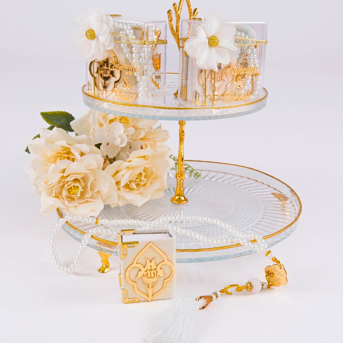 Personalized Velvet Mini Quran Pearl Tasbeeh Islam Muslim Gift Set - Islamic Elite Favors is a handmade gift shop offering a wide variety of unique and personalized gifts for all occasions. Whether you're looking for the perfect Ramadan, Eid, Hajj, wedding gift or something special for a birthday, baby shower or anniversary, we have something for everyone. High quality, made with love.