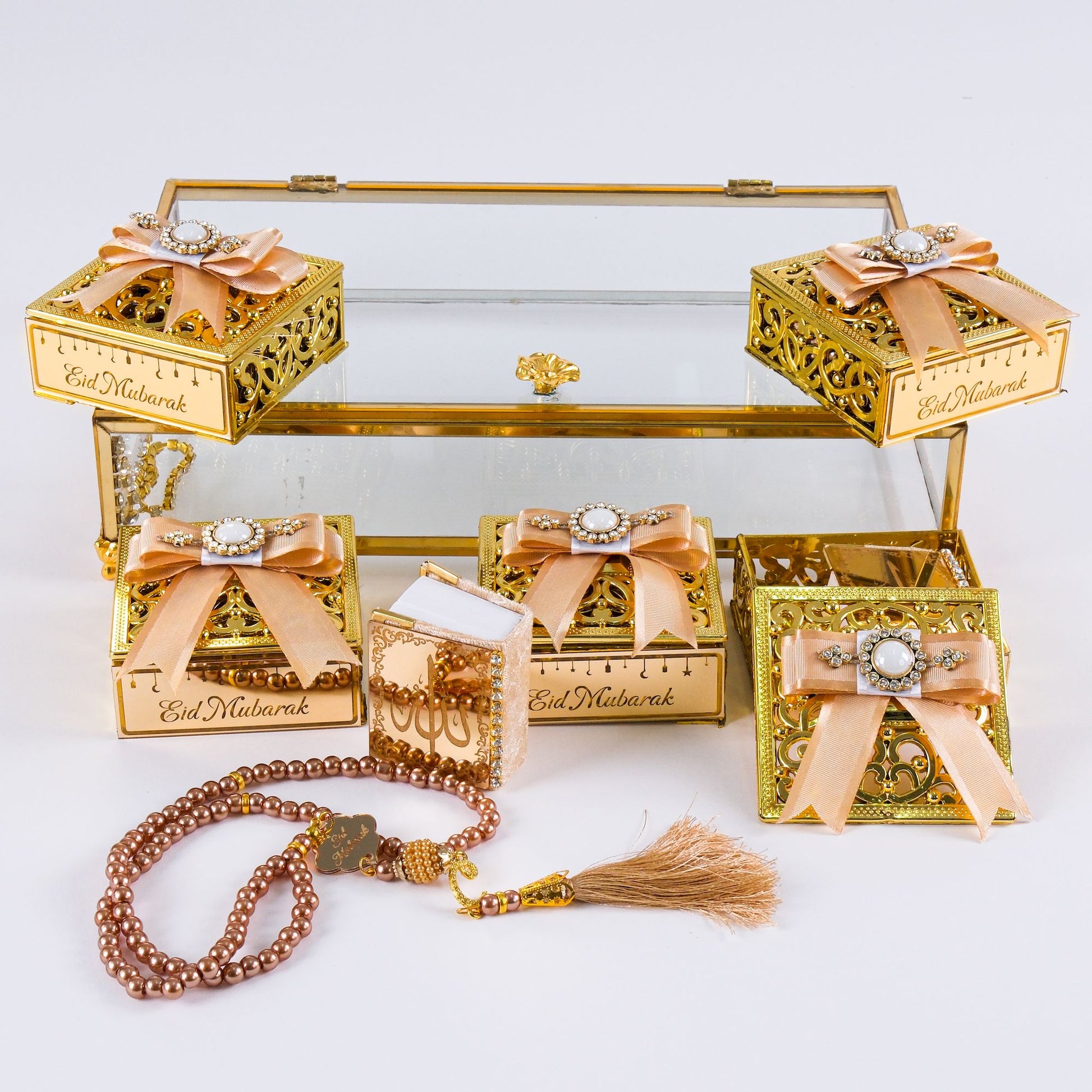 Personalized Velvet Mini Quran Pearl Tasbeeh Islam Muslim Gift Set - Islamic Elite Favors is a handmade gift shop offering a wide variety of unique and personalized gifts for all occasions. Whether you're looking for the perfect Ramadan, Eid, Hajj, wedding gift or something special for a birthday, baby shower or anniversary, we have something for everyone. High quality, made with love.