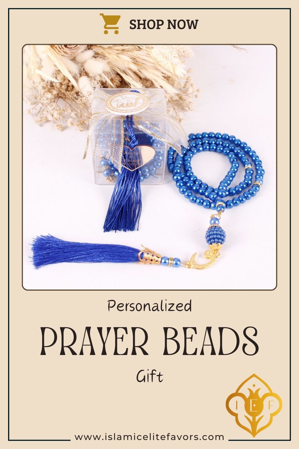 Personalized Prayer Beads Wedding Favor Gift Box with Allah Signs - Islamic Elite Favors is a handmade gift shop offering a wide variety of unique and personalized gifts for all occasions. Whether you're looking for the perfect Ramadan, Eid, Hajj, wedding gift or something special for a birthday, baby shower or anniversary, we have something for everyone. High quality, made with love.