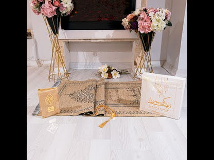 Personalized Dreamy Prayer Mat Quran Tasbeeh Bookmark Islamic Gift Set