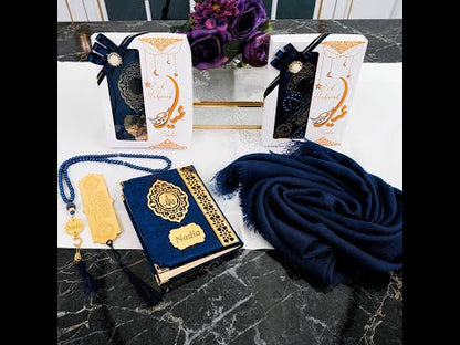 Personalized Yaseen Dua Book Hijab Bookmark Tasbeeh Ramadan Gift Set