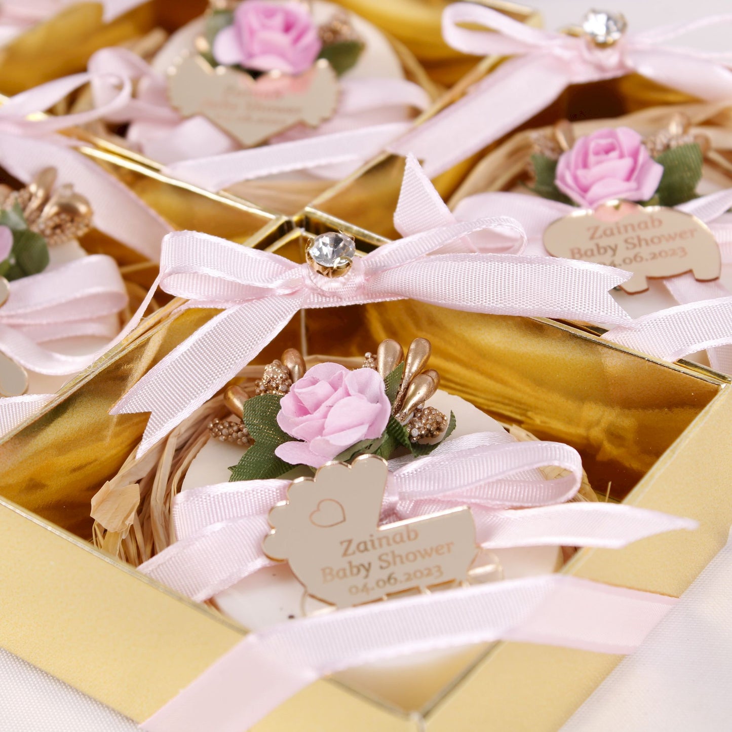 Personalized Soap Baby Shower Favors Wedding Bridal Shower Gifts - Islamic Elite Favors is a handmade gift shop offering a wide variety of unique and personalized gifts for all occasions. Whether you're looking for the perfect Ramadan, Eid, Hajj, wedding gift or something special for a birthday, baby shower or anniversary, we have something for everyone. High quality, made with love.