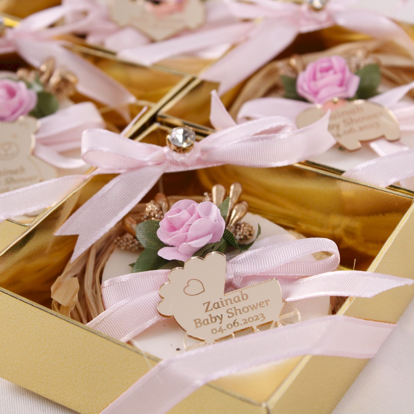 Personalized Soap Baby Shower Favors Wedding Bridal Shower Gifts - Islamic Elite Favors is a handmade gift shop offering a wide variety of unique and personalized gifts for all occasions. Whether you're looking for the perfect Ramadan, Eid, Hajj, wedding gift or something special for a birthday, baby shower or anniversary, we have something for everyone. High quality, made with love.
