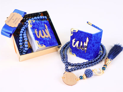 Personalized Mini Quran Pearl Prayer Bead Gold Tag Décor Wedding Favor - Islamic Elite Favors is a handmade gift shop offering a wide variety of unique and personalized gifts for all occasions. Whether you're looking for the perfect Ramadan, Eid, Hajj, wedding gift or something special for a birthday, baby shower or anniversary, we have something for everyone. High quality, made with love.