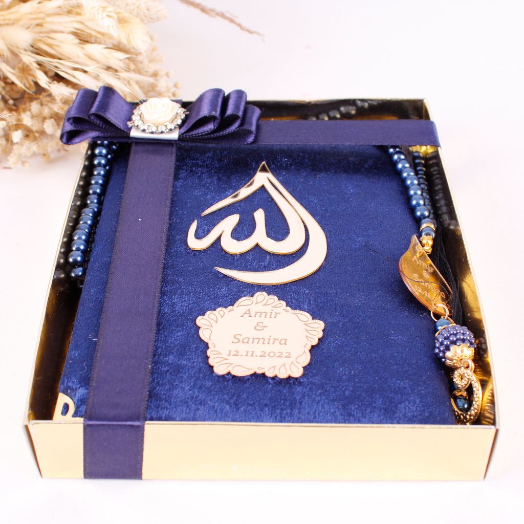 Personalized Wedding Favor Velvet Dua Book Pearl Tasbeeh Drop Theme - Islamic Elite Favors is a handmade gift shop offering a wide variety of unique and personalized gifts for all occasions. Whether you're looking for the perfect Ramadan, Eid, Hajj, wedding gift or something special for a birthday, baby shower or anniversary, we have something for everyone. High quality, made with love.