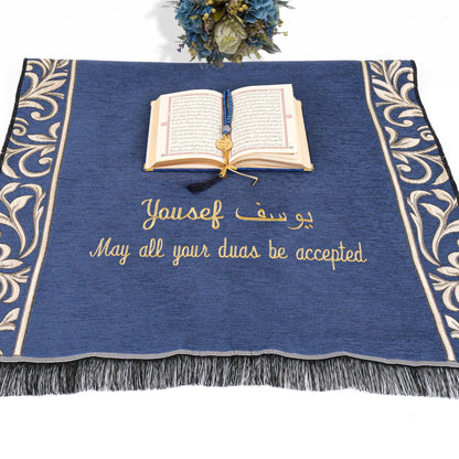 Personalized Flowery Prayer Mat Quran Tasbeeh Islamic Muslim Gift Set - Islamic Elite Favors is a handmade gift shop offering a wide variety of unique and personalized gifts for all occasions. Whether you're looking for the perfect Ramadan, Eid, Hajj, wedding gift or something special for a birthday, baby shower or anniversary, we have something for everyone. High quality, made with love.