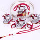 Personalized Mini Quran Prayer Bead Wooden Box with Silver Acrylic Set