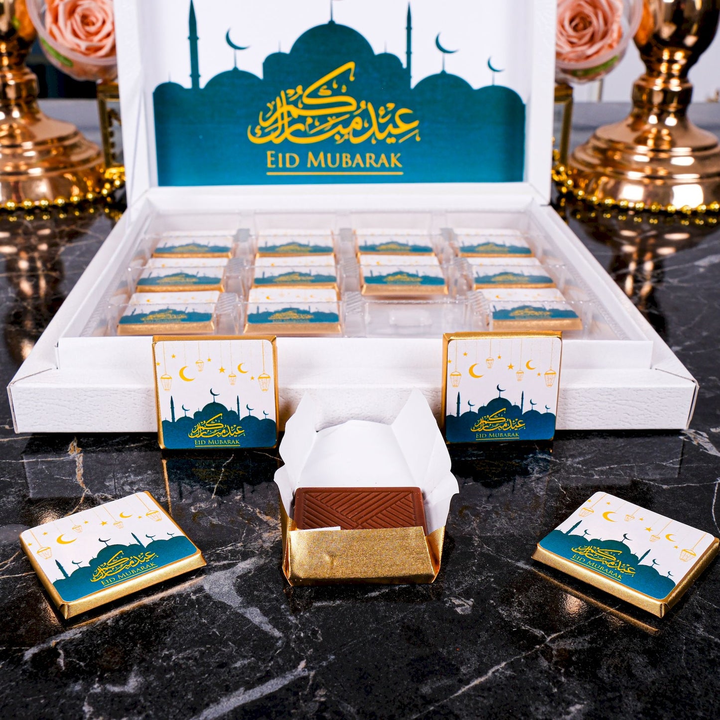 Ramadan Eid Mubarak Chocolate Favor Wedding Baby Shower Birthday Gift - Islamic Elite Favors is a handmade gift shop offering a wide variety of unique and personalized gifts for all occasions. Whether you're looking for the perfect Ramadan, Eid, Hajj, wedding gift or something special for a birthday, baby shower or anniversary, we have something for everyone. High quality, made with love.