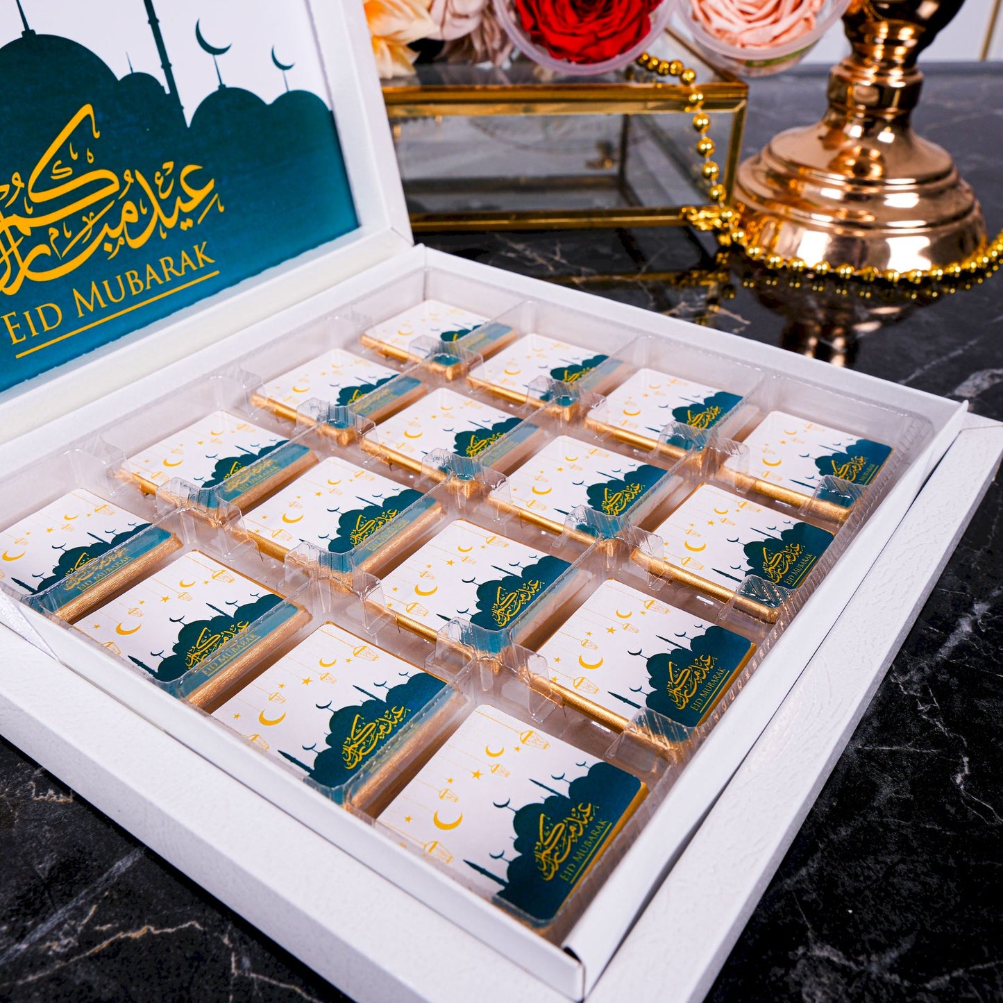 Ramadan Eid Mubarak Chocolate Favor Wedding Baby Shower Birthday Gift - Islamic Elite Favors is a handmade gift shop offering a wide variety of unique and personalized gifts for all occasions. Whether you're looking for the perfect Ramadan, Eid, Hajj, wedding gift or something special for a birthday, baby shower or anniversary, we have something for everyone. High quality, made with love.