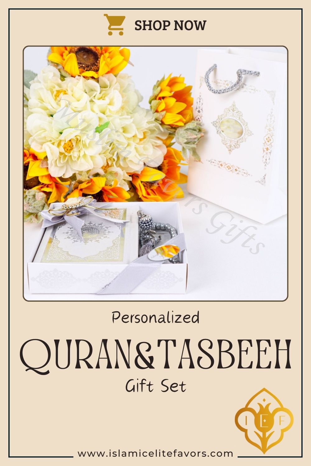 Personalized Quran Pearl Prayer Beads Islamic Muslim Wedding Gift Set - Islamic Elite Favors is a handmade gift shop offering a wide variety of unique and personalized gifts for all occasions. Whether you're looking for the perfect Ramadan, Eid, Hajj, wedding gift or something special for a birthday, baby shower or anniversary, we have something for everyone. High quality, made with love.