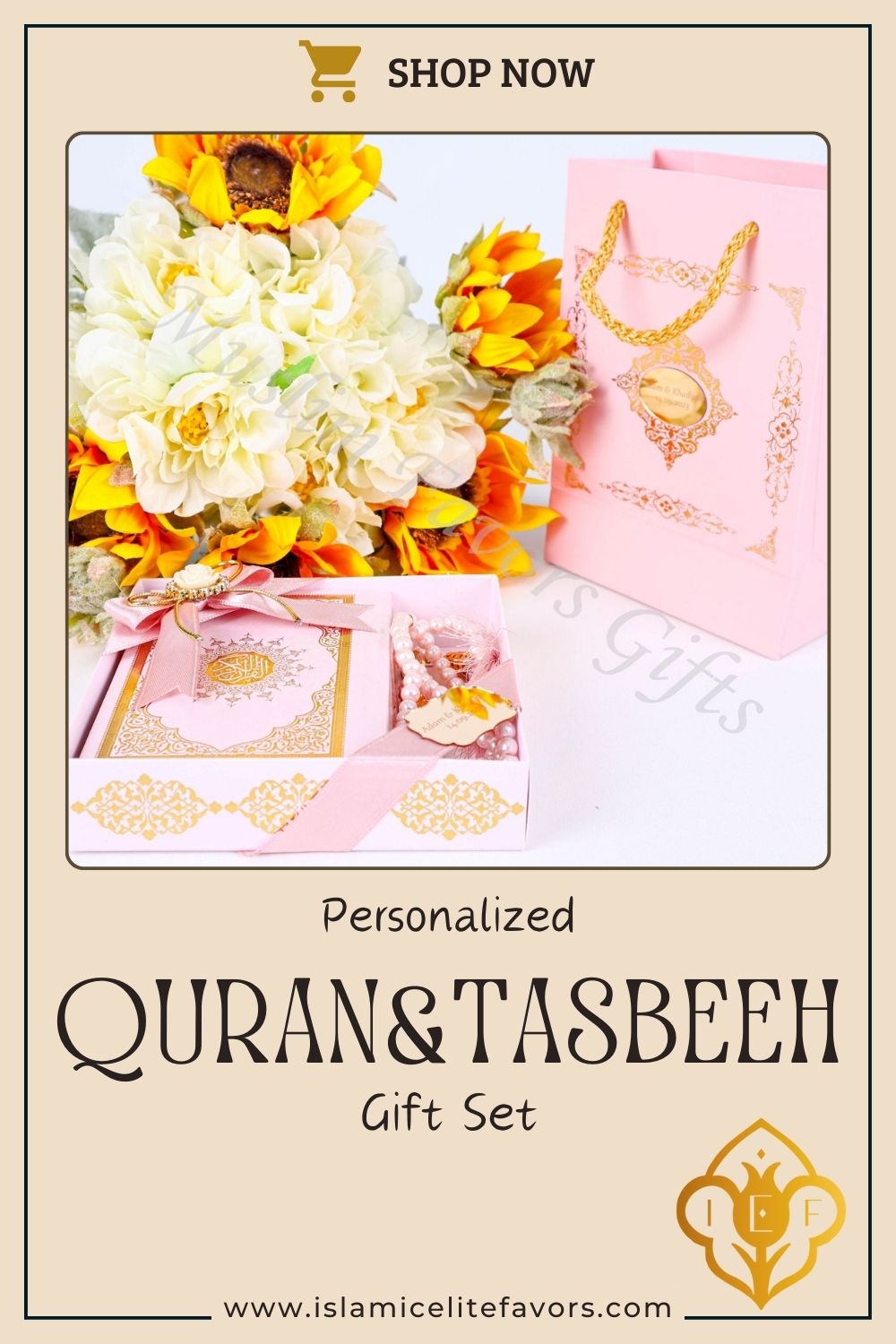 Personalized Quran Pearl Prayer Beads Islamic Muslim Wedding Gift Set - Islamic Elite Favors is a handmade gift shop offering a wide variety of unique and personalized gifts for all occasions. Whether you're looking for the perfect Ramadan, Eid, Hajj, wedding gift or something special for a birthday, baby shower or anniversary, we have something for everyone. High quality, made with love.