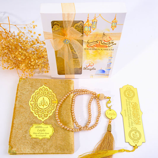 Personalized Velvet Dua Book Bookmark Tasbeeh Gift Set, Ramadan Eid Birthday Wedding Muslim Favors - Islamic Elite Favors is a handmade gift shop offering a wide variety of unique and personalized gifts for all occasions. Whether you're looking for the perfect Ramadan, Eid, Hajj, wedding gift or something special for a birthday, baby shower or anniversary, we have something for everyone. High quality, made with love.