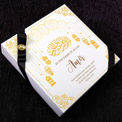 Personalized English Translated Quran Prayer Mat Tasbeeh Islamic Gift Set, Ramadan Eid Hajj Umrah Birthday Muslim Gift - Islamic Elite Favors is a handmade gift shop offering a wide variety of unique and personalized gifts for all occasions. Whether you're looking for the perfect Ramadan, Eid, Hajj, wedding gift or something special for a birthday, baby shower or anniversary, we have something for everyone. High quality, made with love.