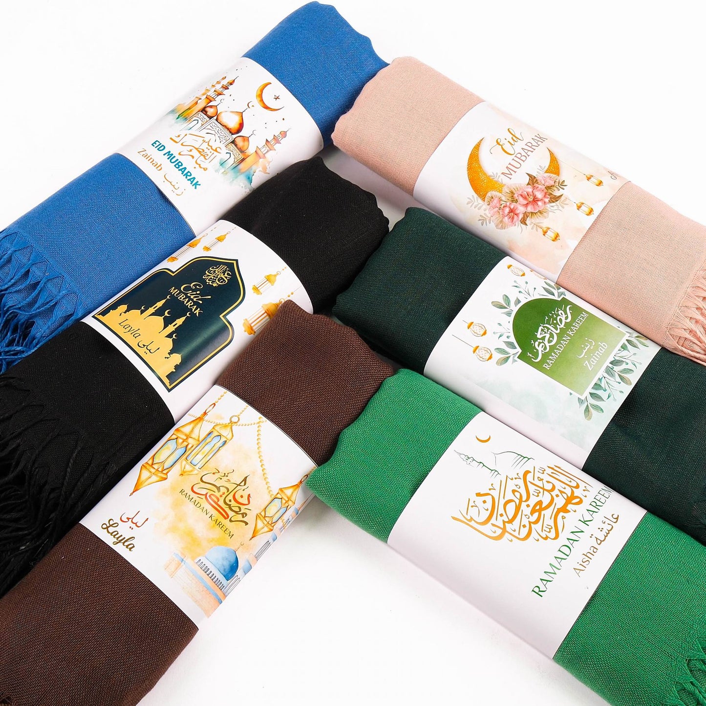 Personalized Custom Pashmina Shawl Scarf Gift, Wedding Hajj Umrah Ramadan Eid Favors - Islamic Elite Favors is a handmade gift shop offering a wide variety of unique and personalized gifts for all occasions. Whether you're looking for the perfect Ramadan, Eid, Hajj, wedding gift or something special for a birthday, baby shower or anniversary, we have something for everyone. High quality, made with love.