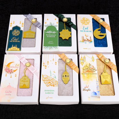 Personalized Custom Quran Tasbeeh Bookmark Islamic Gift Set, Ramadan Eid Hajj Umrah Gift - Islamic Elite Favors is a handmade gift shop offering a wide variety of unique and personalized gifts for all occasions. Whether you're looking for the perfect Ramadan, Eid, Hajj, wedding gift or something special for a birthday, baby shower or anniversary, we have something for everyone. High quality, made with love.