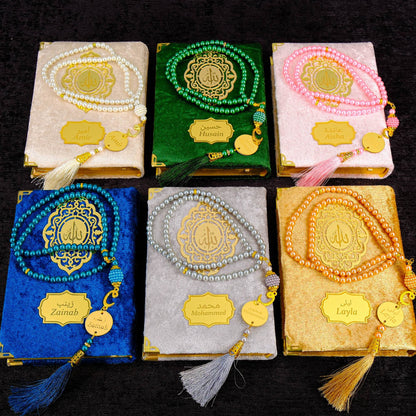 Personalized Custom Quran Tasbeeh Bookmark Islamic Gift Set, Ramadan Eid Hajj Umrah Gift - Islamic Elite Favors is a handmade gift shop offering a wide variety of unique and personalized gifts for all occasions. Whether you're looking for the perfect Ramadan, Eid, Hajj, wedding gift or something special for a birthday, baby shower or anniversary, we have something for everyone. High quality, made with love.