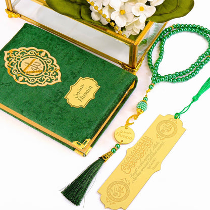 Personalized Custom Quran Tasbeeh Bookmark Islamic Gift Set, Ramadan Eid Hajj Umrah Gift - Islamic Elite Favors is a handmade gift shop offering a wide variety of unique and personalized gifts for all occasions. Whether you're looking for the perfect Ramadan, Eid, Hajj, wedding gift or something special for a birthday, baby shower or anniversary, we have something for everyone. High quality, made with love.