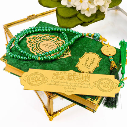 Personalized Custom Quran Tasbeeh Bookmark Islamic Gift Set, Ramadan Eid Hajj Umrah Gift - Islamic Elite Favors is a handmade gift shop offering a wide variety of unique and personalized gifts for all occasions. Whether you're looking for the perfect Ramadan, Eid, Hajj, wedding gift or something special for a birthday, baby shower or anniversary, we have something for everyone. High quality, made with love.