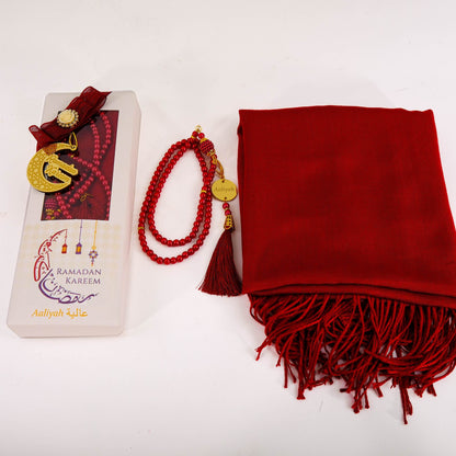 Personalized Pashmina Shawl Scarf Tasbeeh Gift Set, Ramadan Eid Mothers Day Wedding - Islamic Elite Favors is a handmade gift shop offering a wide variety of unique and personalized gifts for all occasions. Whether you're looking for the perfect Ramadan, Eid, Hajj, wedding gift or something special for a birthday, baby shower or anniversary, we have something for everyone. High quality, made with love.