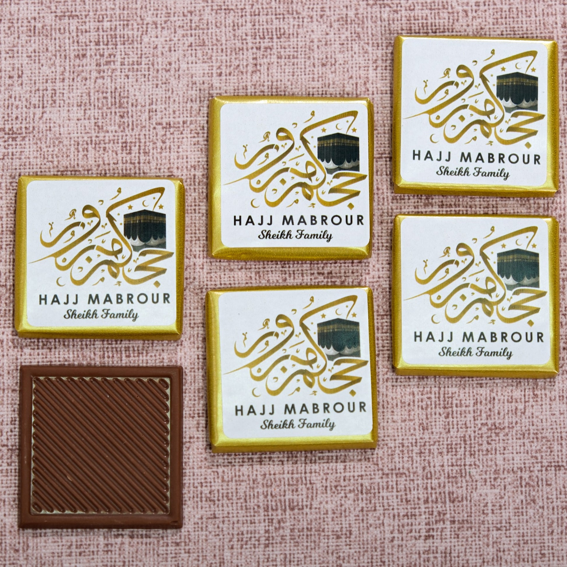 Hajj Mubarak Custom Chocolate Favors, Eid Al Adha, Eid Mubarak Favors, Umrah Mubarak, Eid Gifts for Guests, Halal Chocolate, Eid Chocolate - Islamic Elite Favors is a handmade gift shop offering a wide variety of unique and personalized gifts for all occasions. Whether you're looking for the perfect Ramadan, Eid, Hajj, wedding gift or something special for a birthday, baby shower or anniversary, we have something for everyone. High quality, made with love.