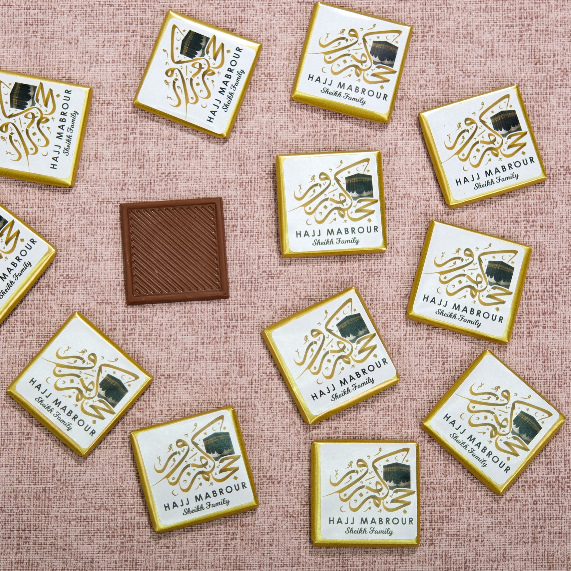 Hajj Mubarak Custom Chocolate Favors, Eid Al Adha, Eid Mubarak Favors, Umrah Mubarak, Eid Gifts for Guests, Halal Chocolate, Eid Chocolate - Islamic Elite Favors is a handmade gift shop offering a wide variety of unique and personalized gifts for all occasions. Whether you're looking for the perfect Ramadan, Eid, Hajj, wedding gift or something special for a birthday, baby shower or anniversary, we have something for everyone. High quality, made with love.