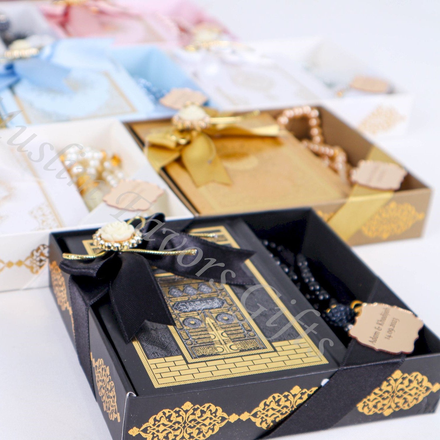 Luxury Personalized Couples Hamper Box Islamic Gift | Nikah, Engagement, Wedding  Gift with Zamzam, Personalized Frame & Mugs - Al-Hadaya: A One-Stop-Shop  for Islamic Giveaways