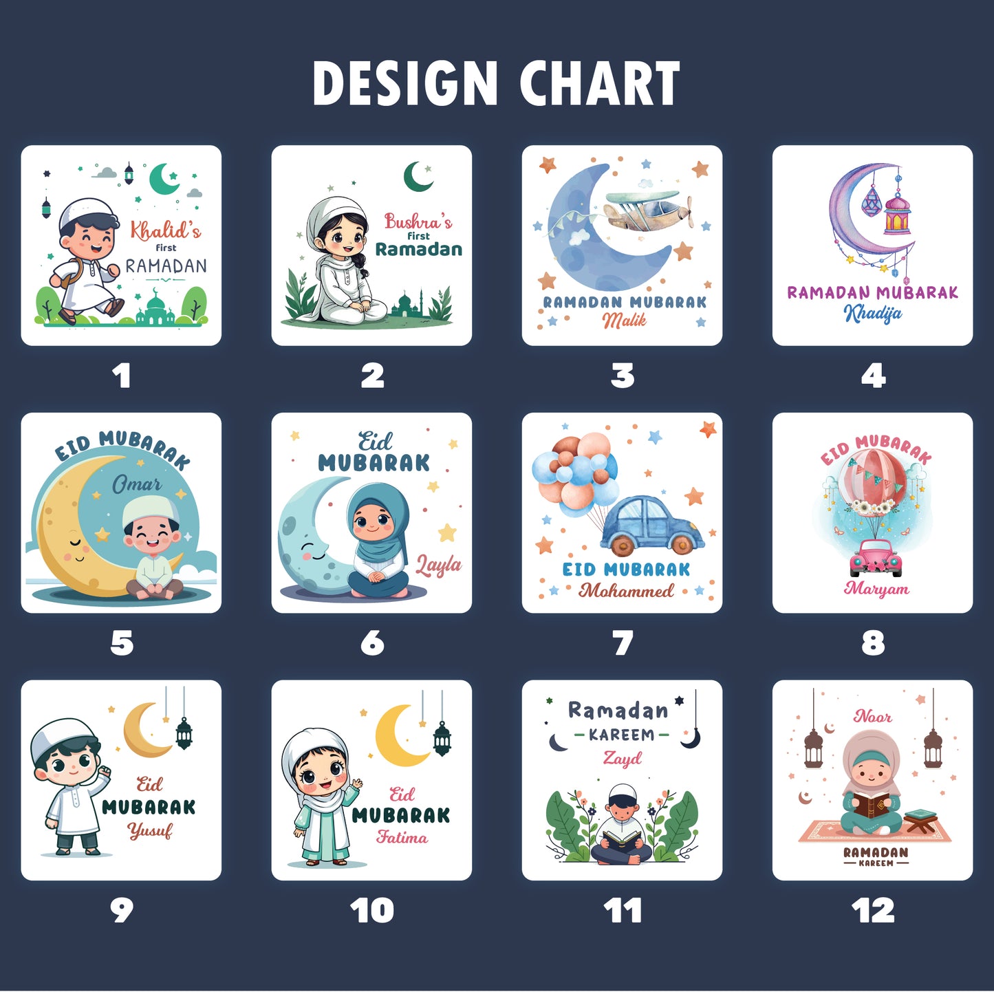 Personalized Eid Gift Bag for Kids, Custom Ramadan Favor Pouch, Cotton Treat Bag, Goodie Bag