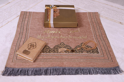 Personalized Prayer Mat Quran Tasbeeh Islamic Gift Set, Ramadan Eid Birthday Prayer Rug Gift - Islamic Elite Favors is a handmade gift shop offering a wide variety of unique and personalized gifts for all occasions. Whether you're looking for the perfect Ramadan, Eid, Hajj, wedding gift or something special for a birthday, baby shower or anniversary, we have something for everyone. High quality, made with love.