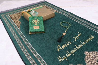 Personalized Prayer Mat Quran Tasbeeh Islamic Gift Set, Ramadan Eid Birthday Prayer Rug Gift - Islamic Elite Favors is a handmade gift shop offering a wide variety of unique and personalized gifts for all occasions. Whether you're looking for the perfect Ramadan, Eid, Hajj, wedding gift or something special for a birthday, baby shower or anniversary, we have something for everyone. High quality, made with love.