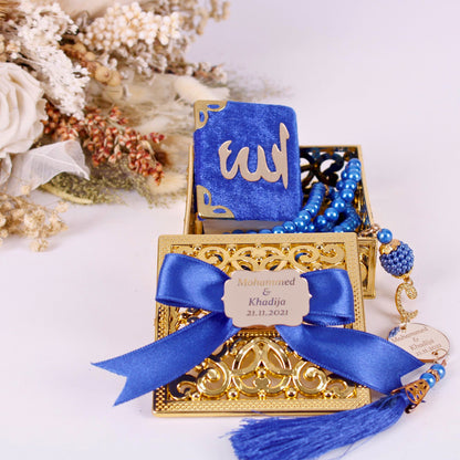 Personalized Wedding Favor Stylish Mini Quran Tasbeeh Set Tag Decor - Islamic Elite Favors is a handmade gift shop offering a wide variety of unique and personalized gifts for all occasions. Whether you're looking for the perfect Ramadan, Eid, Hajj, wedding gift or something special for a birthday, baby shower or anniversary, we have something for everyone. High quality, made with love.