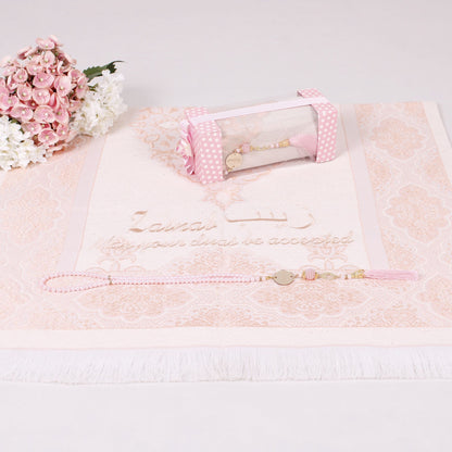 Personalized Travel Prayer Mat Tasbeeh Islamic Muslim Gift Set - Islamic Elite Favors is a handmade gift shop offering a wide variety of unique and personalized gifts for all occasions. Whether you're looking for the perfect Ramadan, Eid, Hajj, wedding gift or something special for a birthday, baby shower or anniversary, we have something for everyone. High quality, made with love.