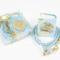 Personalized Mini Quran Tasbeeh Flowers with Rhinestones Wedding Favor