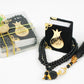 Personalized Mini Quran Tasbeeh Flowers with Plexi Wedding Favor