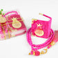 Personalized Mini Quran Tasbeeh Flowers with Plexi Wedding Favor