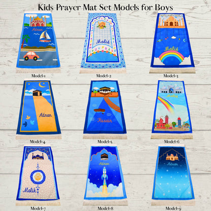 Personalized Kids Prayer Mat Quran Tasbeeh Gift Set for Boys, Ramadan Eid Birthday Graduation Gift - Islamic Elite Favors is a handmade gift shop offering a wide variety of unique and personalized gifts for all occasions. Whether you're looking for the perfect Ramadan, Eid, Hajj, wedding gift or something special for a birthday, baby shower or anniversary, we have something for everyone. High quality, made with love.