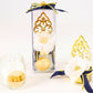 Personalized Glass Candle Holder Wedding Favor Rose with Pearl Theme