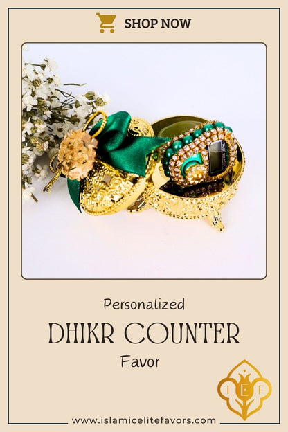 Personalized Dhikr Counter Ramadan Eid Favor Islam Muslim Wedding Gift