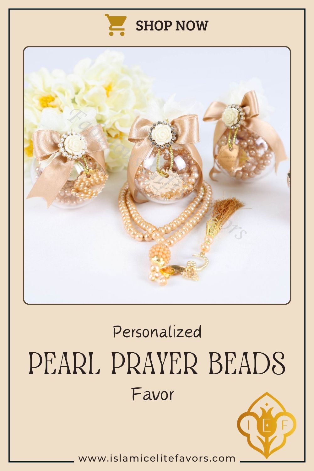 Personalized Pearl Prayer Bead Muslim Wedding Baby Shower Ramadan Gift - Islamic Elite Favors is a handmade gift shop offering a wide variety of unique and personalized gifts for all occasions. Whether you're looking for the perfect Ramadan, Eid, Hajj, wedding gift or something special for a birthday, baby shower or anniversary, we have something for everyone. High quality, made with love.