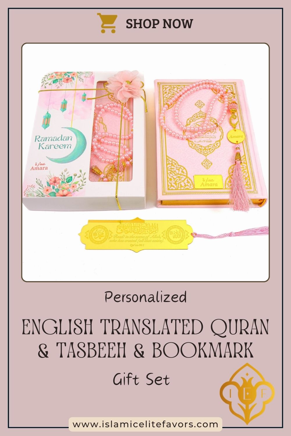 Personalized English Translated Quran Tasbeeh Islamic Gift Set, Ramadan Eid Fathers Mothers Day Muslim Gift - Islamic Elite Favors is a handmade gift shop offering a wide variety of unique and personalized gifts for all occasions. Whether you're looking for the perfect Ramadan, Eid, Hajj, wedding gift or something special for a birthday, baby shower or anniversary, we have something for everyone. High quality, made with love.