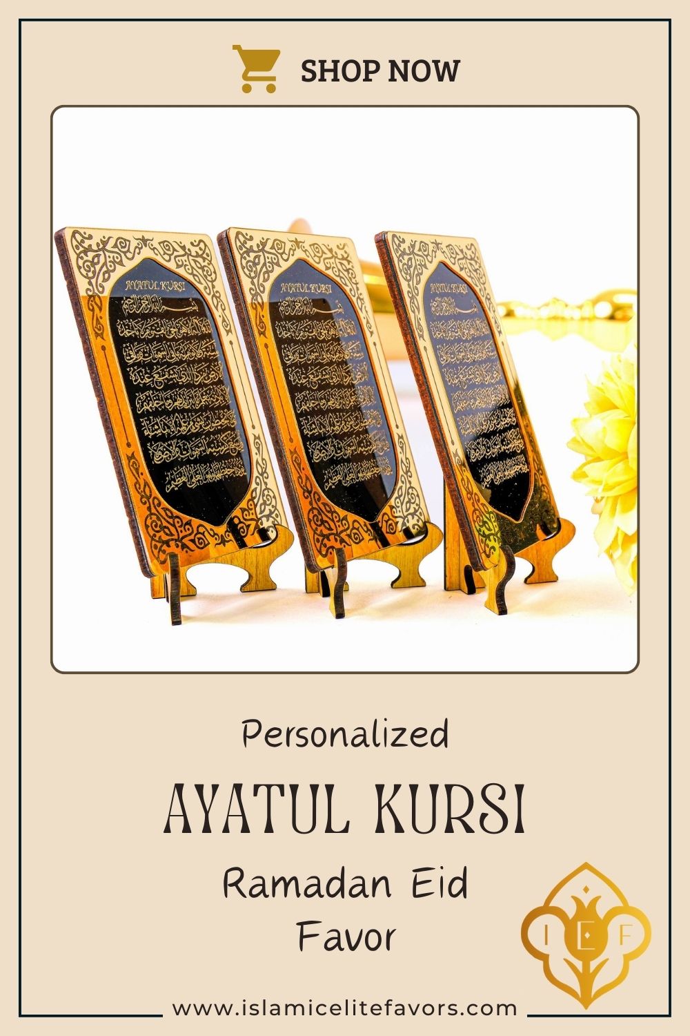 Personalized Premium Ayatul Kursi Favors | Ramadan Eid Hajj Umrah Wedding Muslim Party Favors Gifts - Islamic Elite Favors is a handmade gift shop offering a wide variety of unique and personalized gifts for all occasions. Whether you're looking for the perfect Ramadan, Eid, Hajj, wedding gift or something special for a birthday, baby shower or anniversary, we have something for everyone. High quality, made with love.