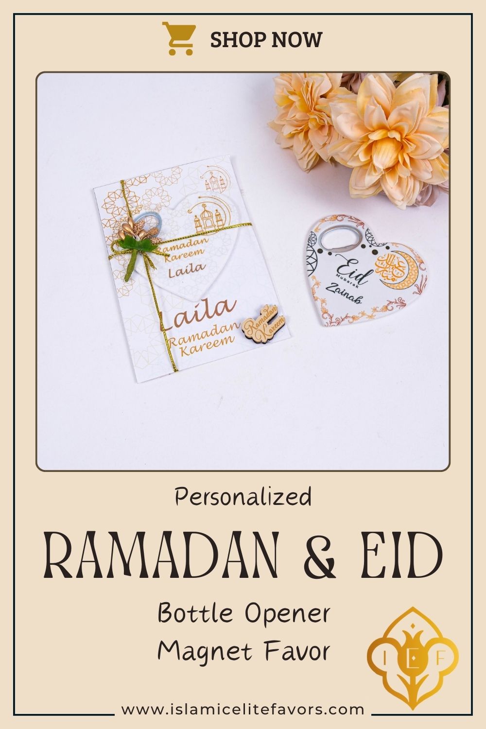 Personalized Bottle Opener Magnet Favors for Guests in Bulk, Wedding Baby Shower Ramadan Eid Gifts - Islamic Elite Favors is a handmade gift shop offering a wide variety of unique and personalized gifts for all occasions. Whether you're looking for the perfect Ramadan, Eid, Hajj, wedding gift or something special for a birthday, baby shower or anniversary, we have something for everyone. High quality, made with love.