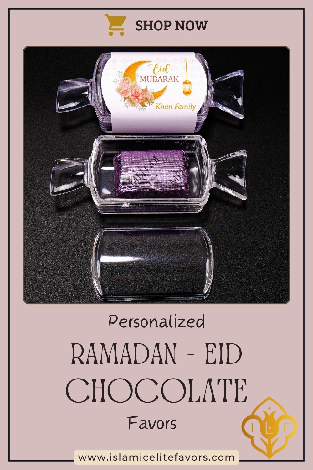 Personalised Eid Chocolate Gift, Ramadan Eid Mubarak Sweet Boxes Favors For Guests - Islamic Elite Favors is a handmade gift shop offering a wide variety of unique and personalized gifts for all occasions. Whether you're looking for the perfect Ramadan, Eid, Hajj, wedding gift or something special for a birthday, baby shower or anniversary, we have something for everyone. High quality, made with love.