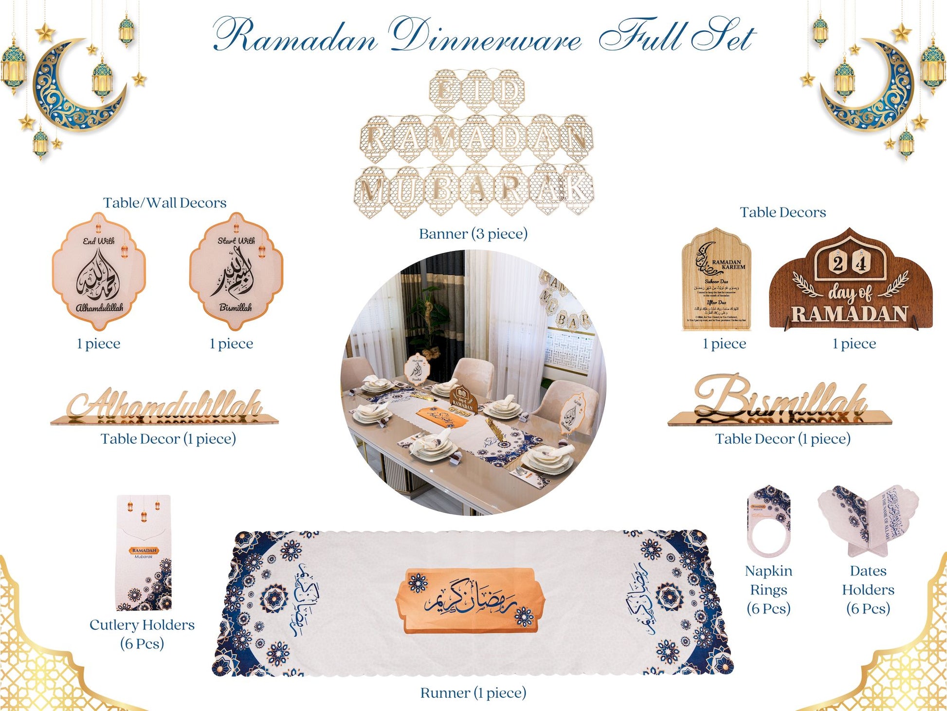 Personalized Ramadan Eid Living Dining Room Set Ramadan Eid Gift - Islamic Elite Favors is a handmade gift shop offering a wide variety of unique and personalized gifts for all occasions. Whether you're looking for the perfect Ramadan, Eid, Hajj, wedding gift or something special for a birthday, baby shower or anniversary, we have something for everyone. High quality, made with love.