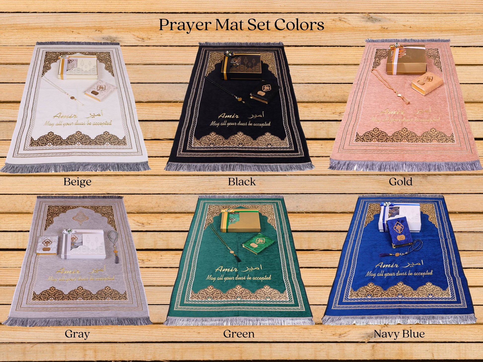 Personalized Prayer Mat Quran Tasbeeh Islamic Gift Set, Ramadan Eid Birthday Prayer Rug Gift - Islamic Elite Favors is a handmade gift shop offering a wide variety of unique and personalized gifts for all occasions. Whether you're looking for the perfect Ramadan, Eid, Hajj, wedding gift or something special for a birthday, baby shower or anniversary, we have something for everyone. High quality, made with love.