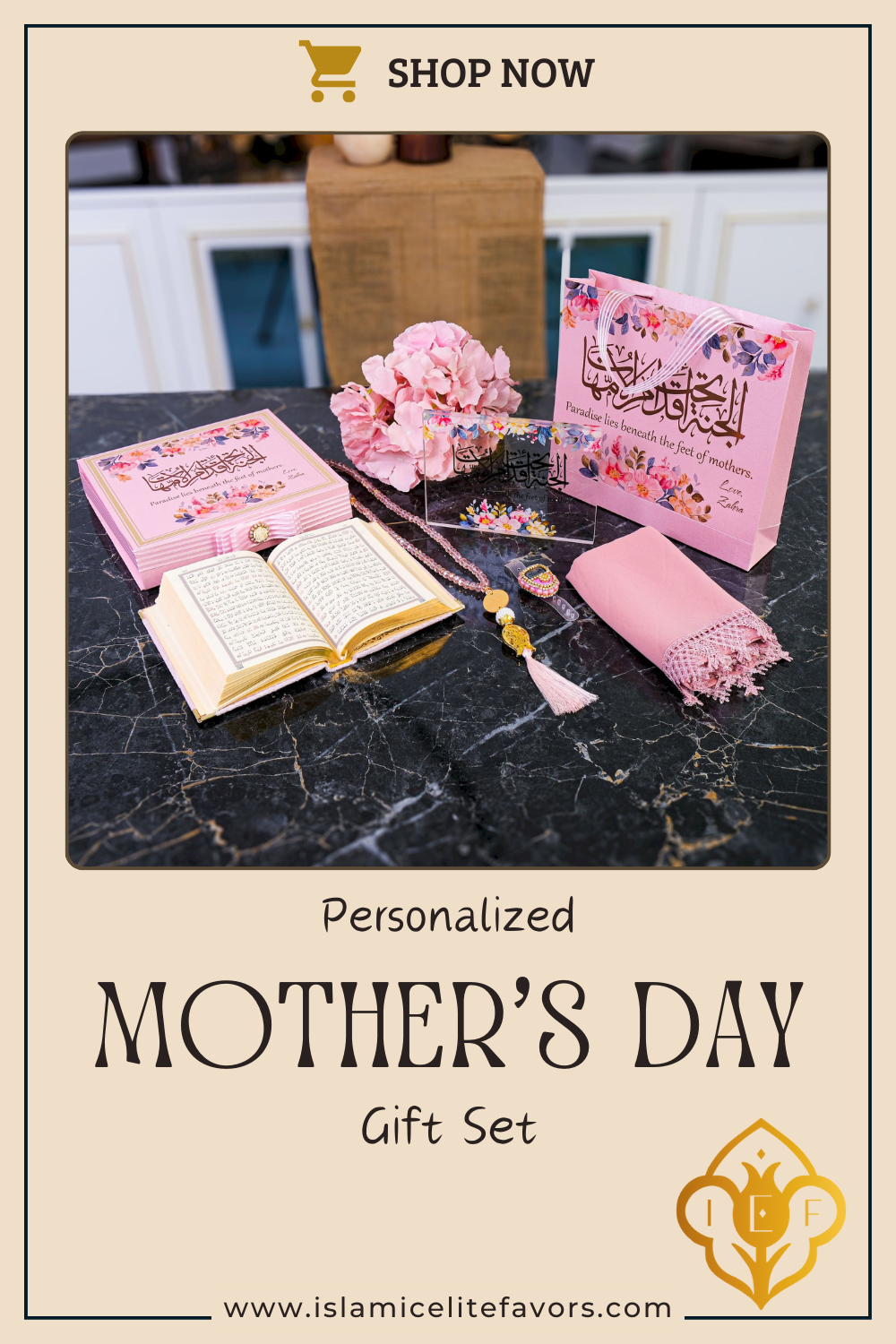 Personalized Happy Mother's Day Gift Set, Gift for Mom, Gift for Her - Islamic Elite Favors is a handmade gift shop offering a wide variety of unique and personalized gifts for all occasions. Whether you're looking for the perfect Ramadan, Eid, Hajj, wedding gift or something special for a birthday, baby shower or anniversary, we have something for everyone. High quality, made with love.