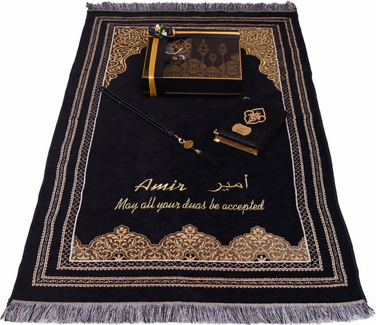 Personalized Prayer Mat Quran Tasbeeh Islamic Gift Set, Ramadan Eid Birthday Prayer Rug Gift - Islamic Elite Favors is a handmade gift shop offering a wide variety of unique and personalized gifts for all occasions. Whether you're looking for the perfect Ramadan, Eid, Hajj, wedding gift or something special for a birthday, baby shower or anniversary, we have something for everyone. High quality, made with love.